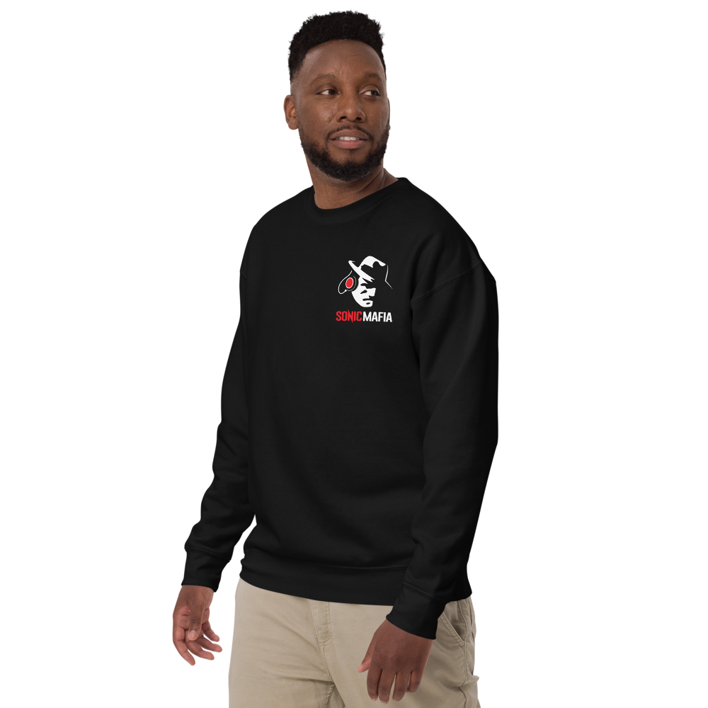 The Dock Boss - Black Unisex Premium Sweatshirt.