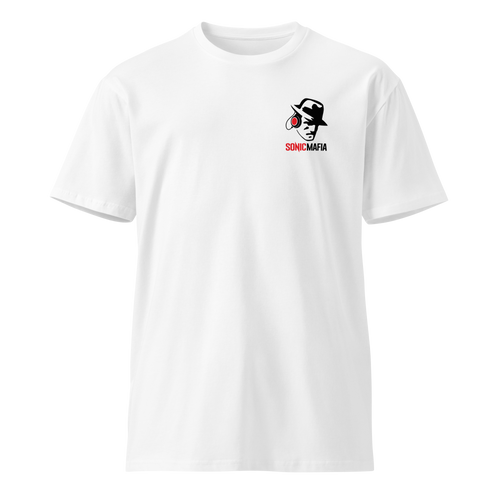 Live Louder! / VU - Premium White Unisex T-Shirt.